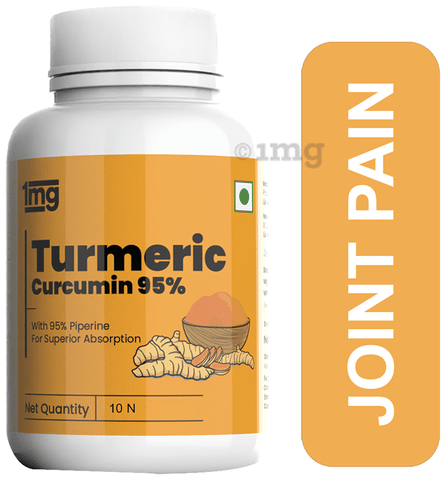 1mg Turmeric Curcumin 95% with Piperine Capsule