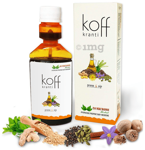 20 Microns Herbal Koff Kranti Cough Syrup