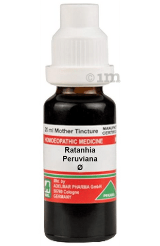 ADEL Ratanhia Peruviana Mother Tincture Q