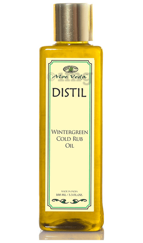 Aloe Veda Distil Wintergreen Cold Rub Oil