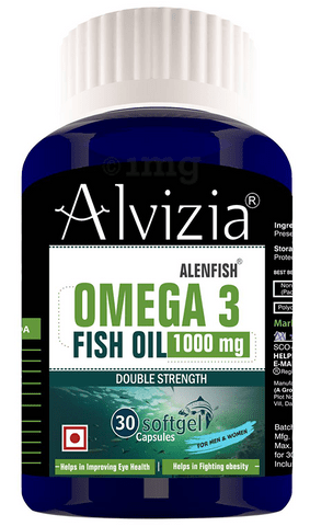 Alvizia Omega 3 Fish Oil 1000mg Softgel Capsules