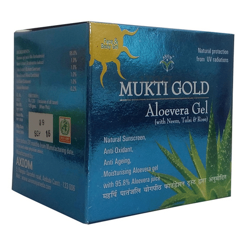 Axiom Mukti Gold Blue Aloevera Gel