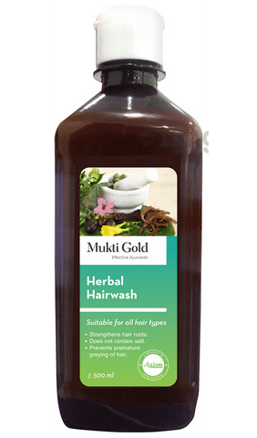 Axiom Mukti Gold Hairwash Shampoo