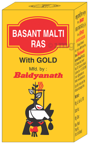 Baidyanath Basant Malti Ras with Gold Tablet