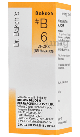 Bakson's Bakson B6 Inflammation Drop