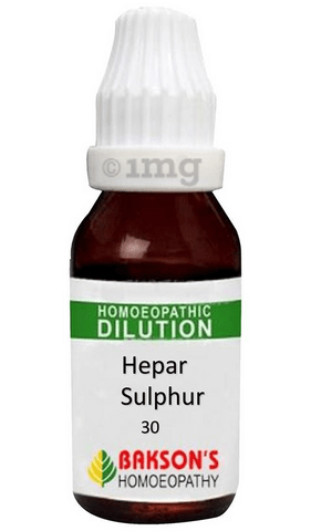 Bakson's Hepar Sulphur Dilution 30 CH