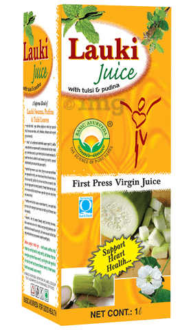 Basic Ayurveda Lauki Juice with Tulsi & Pudina