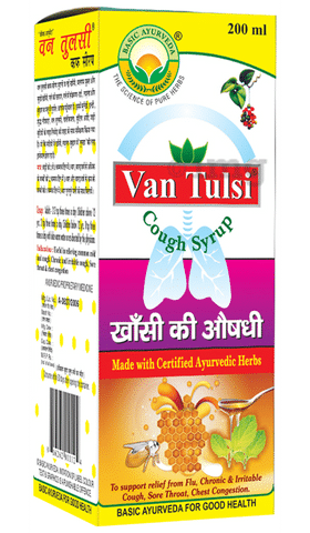 Basic Ayurveda Van Tulsi Cough Syrup