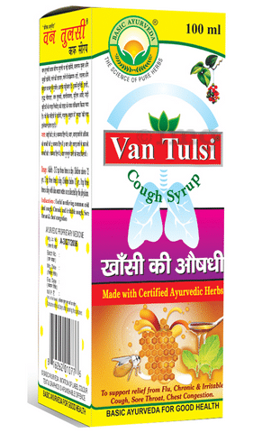 Basic Ayurveda Van Tulsi Cough Syrup