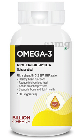 Billion Cheers Omega 3 Vegetarian Capsules