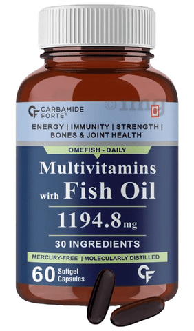 Carbamide Forte Multivitamins with Fish Oil Softgel Capsule