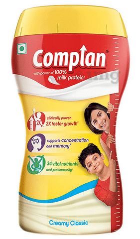 Complan Nutrition and Health Drink with Power of 100% Milk Protein Creamy Classic
