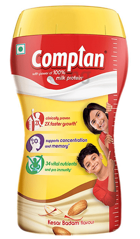 Complan Nutrition and Health Drink with Power of 100% Milk Protein Kesar Badam
