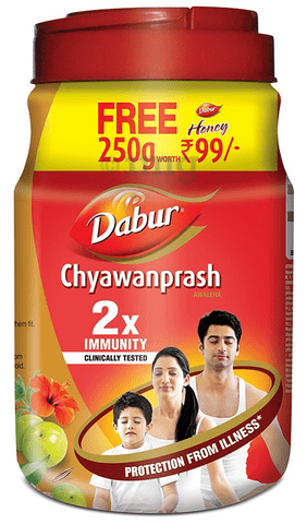 Dabur Chyawanprash Awaleha with 250gm Honey Free