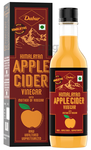 Dabur Himalayan Apple Cider Vinegar with Mother of Vinegar Raw,Unfiltered,Unpasteurized