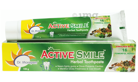 Dr. Morepen Active Smile Herbal Toothpaste