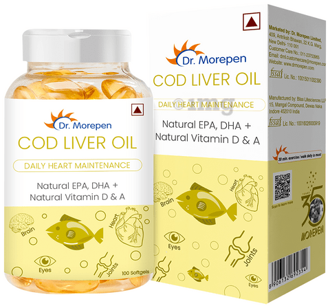 Dr. Morepen Cod Liver Oil Softgel