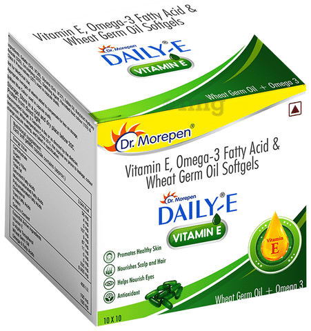 Dr. Morepen Daily-E Vitamin E Softgel