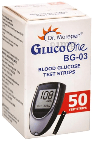 Dr Morepen Gluco One BG 03 Blood Glucose Test Strip