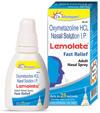 Dr. Morepen Lemolate Fast Relief Adult Nasal Spray