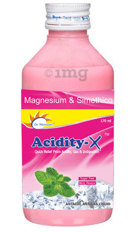 Dr. Morepen Mint Acidity-X Antacid Antigas Liquid Sugar Free