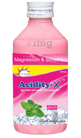 Dr. Morepen Mint Acidity-X Antacid Antigas Liquid Sugar Free