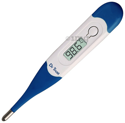 Dr Trust USA Flexible Tip Digital Thermometer 604 White