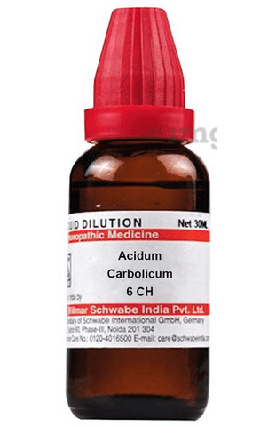 Dr Willmar Schwabe India Acidum Carbolicum Dilution 6 CH