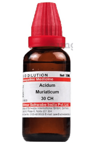 Dr Willmar Schwabe India Acidum Muriaticum Dilution 30 CH
