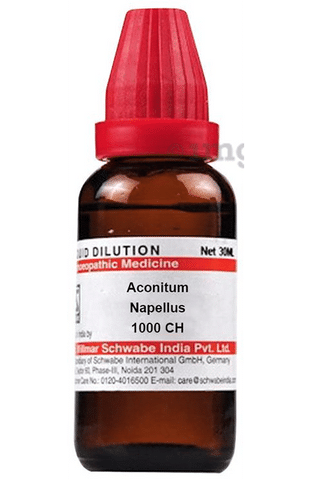 Dr Willmar Schwabe India Aconitum Napellus Dilution 1000 CH