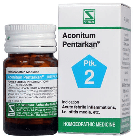 Dr Willmar Schwabe India Aconitum Pentarkan Tablet