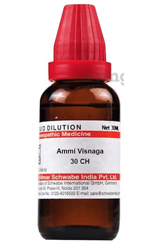 Dr Willmar Schwabe India Ammi Visnaga Dilution 30 CH