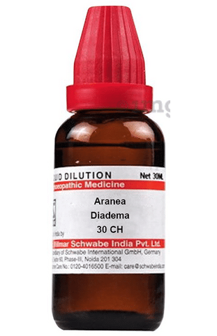 Dr Willmar Schwabe India Aranea Diadema Dilution 30 CH