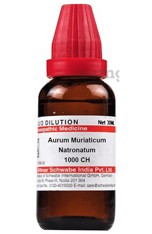 Dr Willmar Schwabe India Aurum Muriaticum Natronatum Dilution 1000 CH