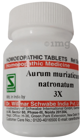 Dr Willmar Schwabe India Aurum Muriaticum Natronatum Trituration Tablet 3X