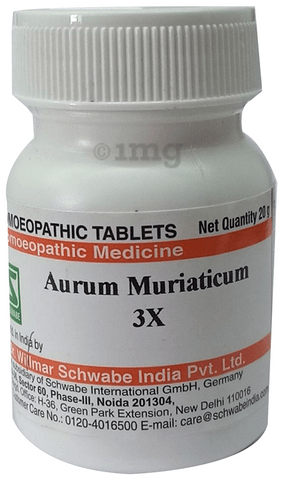 Dr Willmar Schwabe India Aurum Muriaticum Trituration Tablet 3X