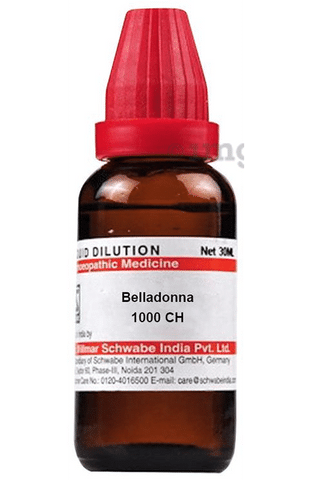 Dr Willmar Schwabe India Belladonna Dilution 1000 CH