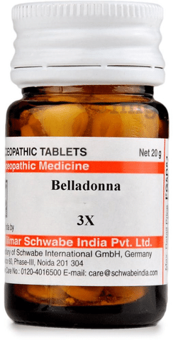 Dr Willmar Schwabe India Belladonna Trituration Tablet 3X