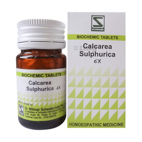 Dr Willmar Schwabe India Calcarea Sulphurica Biochemic Tablet 6X