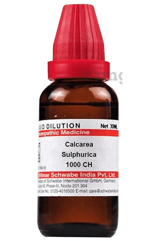 Dr Willmar Schwabe India Calcarea Sulphurica Dilution 1000 CH