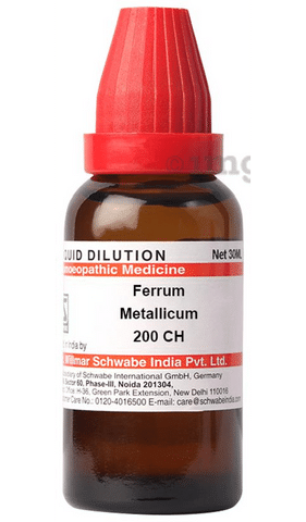 Dr Willmar Schwabe India Ferrum Metallicum Dilution 200 CH