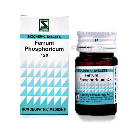 Dr Willmar Schwabe India Ferrum Phosphoricum Biochemic Tablet 12X