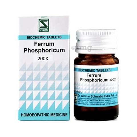 Dr Willmar Schwabe India Ferrum Phosphoricum Biochemic Tablet 200X