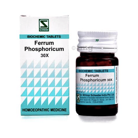 Dr Willmar Schwabe India Ferrum Phosphoricum Biochemic Tablet 30X