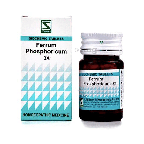 Dr Willmar Schwabe India Ferrum Phosphoricum Biochemic Tablet 3X