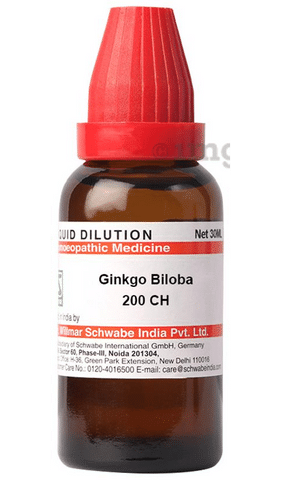 Dr Willmar Schwabe India Ginkgo Biloba Dilution 200 CH