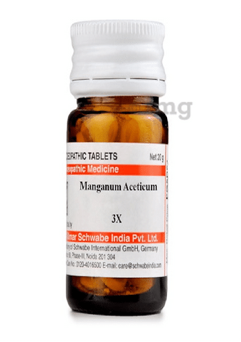 Dr Willmar Schwabe India Manganum Aceticum Trituration Tablet 3X