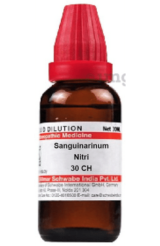 Dr Willmar Schwabe India Sanguinarinum Nitri Dilution 30 CH
