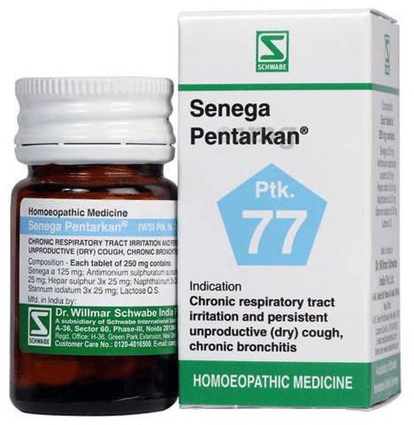 Dr Willmar Schwabe India Senega Pentarkan Tablet