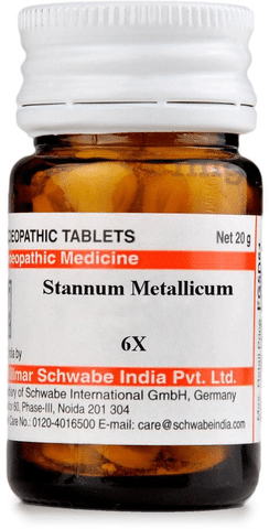 Dr Willmar Schwabe India Stannum Metallicum Trituration Tablet 6X